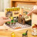 RoboTime 3D-Puzzle Miniaturhaus Hongkong Café
